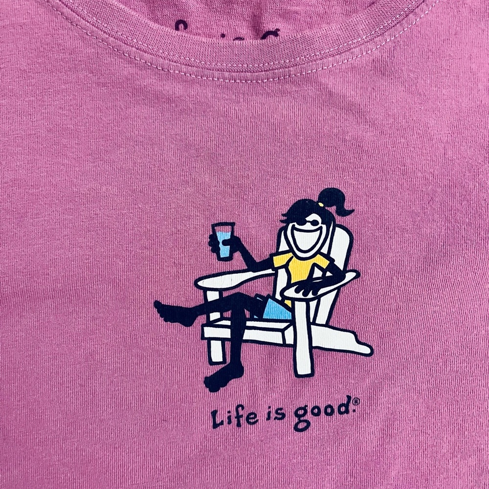 Life is Good vintage fit women’s tee, large, NWOT